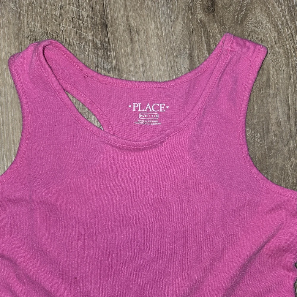The Children's Place Everyday‎ Dress in Pink and Blue Dress Set of Two - Picture 2 of 16